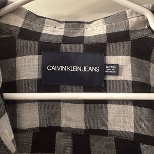 Calvin Klein plaid women’s shirt